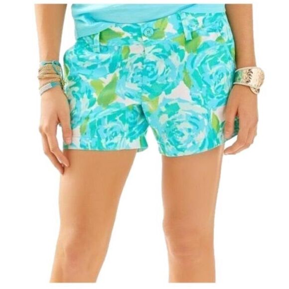 Lilly Pulitzer The Callahan In Poolside Shorts 23” - Picture 1 of 4